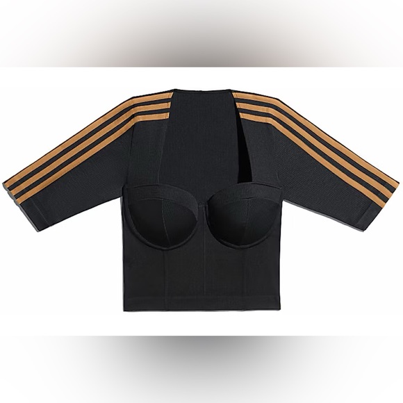 NWT Ivy Park Circular Knit Crop Top - Picture 2 of 6